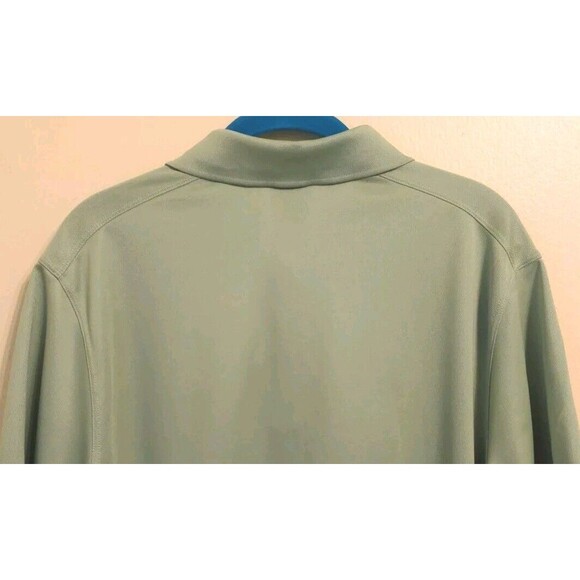 Nike Golf Shirt Sport Dri-Fit  Short Sleeve Green Solid Polo Men's Size Large - Picture 8 of 8
